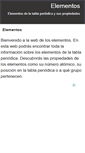 Mobile Screenshot of elementos.org.es